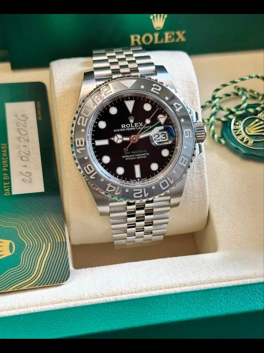 Rolex GMT Bruce Wayne 126710GRNR